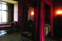 One-of-the-bed-chambers-used-by-King-Charles-in-Chirk-Castle-Wales