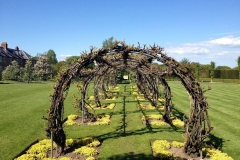 Shrubbery-and-arches-in-Powis-Castle-gardens